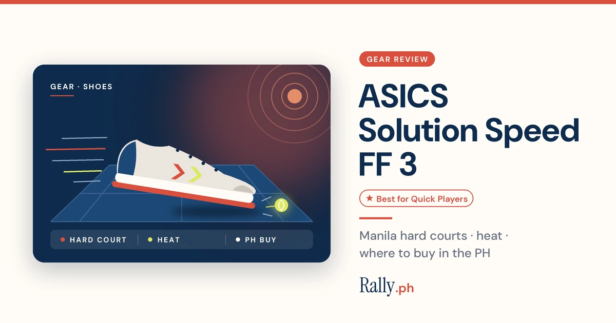 ASICS Solution Speed FF 3 Review
