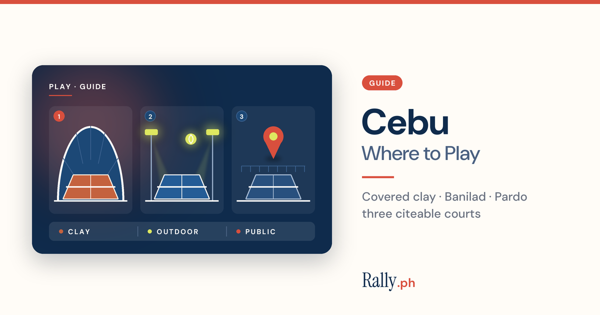 Where to Play Tennis in Cebu: A Court-by-Court Guide